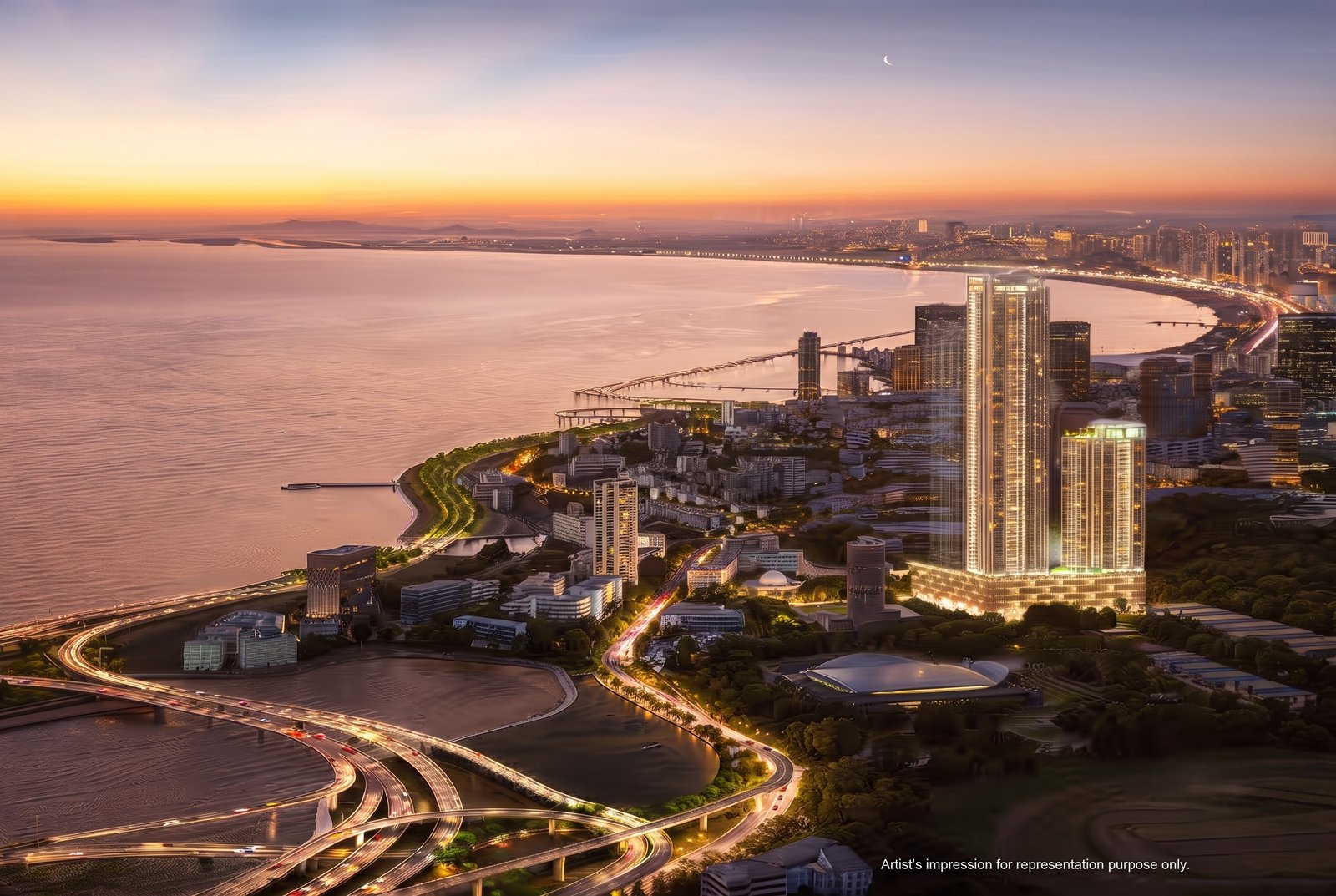 Godrej Neopolis aerial view, Kokapet