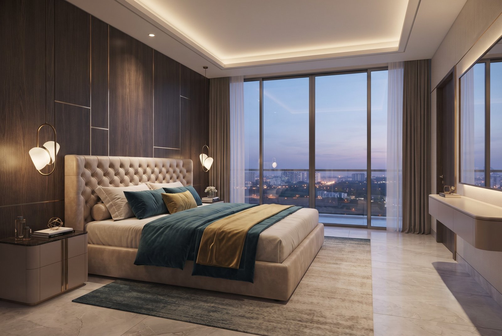 Godrej Neopolis master bedroom